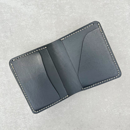 Vertical Bifold Wallet - Black